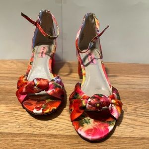 Betsey Johnson Floral Sandals